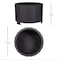 Flash Furniture 27 Black Outdoor Smokeless Fire Pit BLN-HY-B-2201FP-03PC-BK-GG - alternate 4